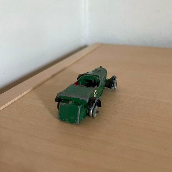 Vintage Lesney Matchbox 1929 Bentley No. 5 Diecast Model Car Green 60s - Picture 5 of 10